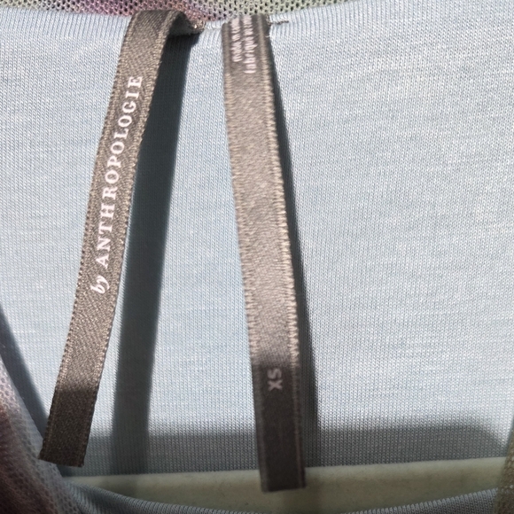 Anthropologie Printed Elegant Multicolor Long Sleeve Bodycon Dress XS PTP 19 - Picture 4 of 4